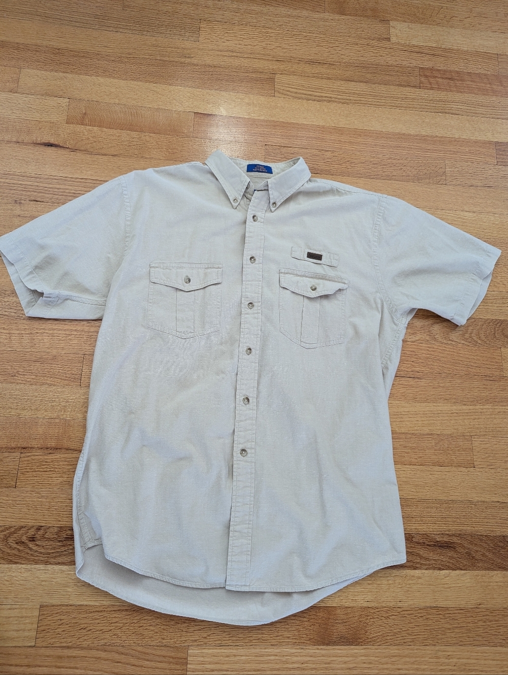 Pendleton Shirt Adult Button Up Large Tan Work Wear Fishing Men 💯 cotton